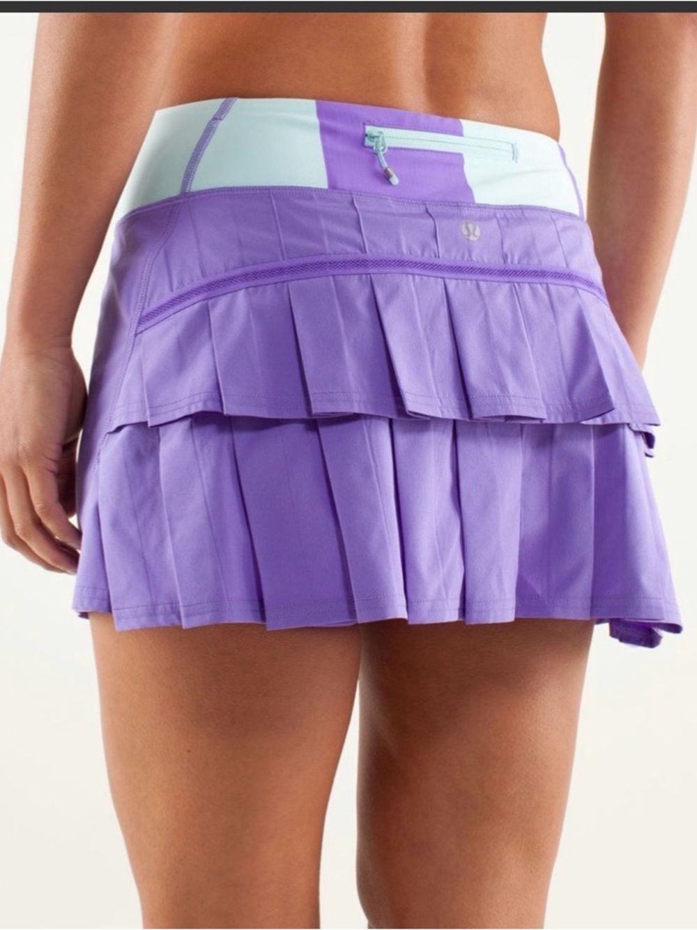 Lululemon Vintage (early 2010s) Pace Setter skirt - Power Purple with light aqua